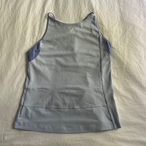 Adidas powder blue workout top